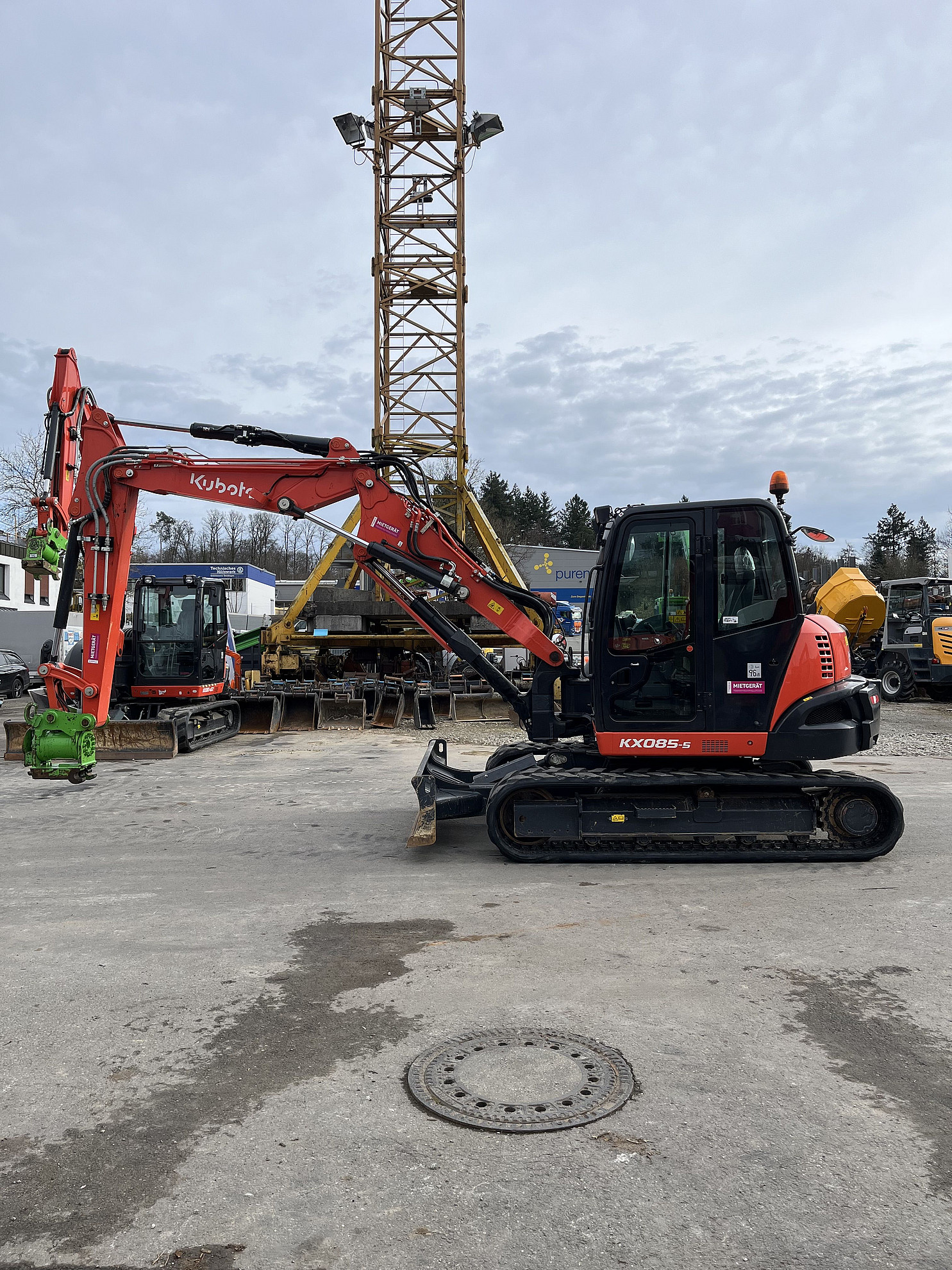 Kubota KX 085-5 Verstell